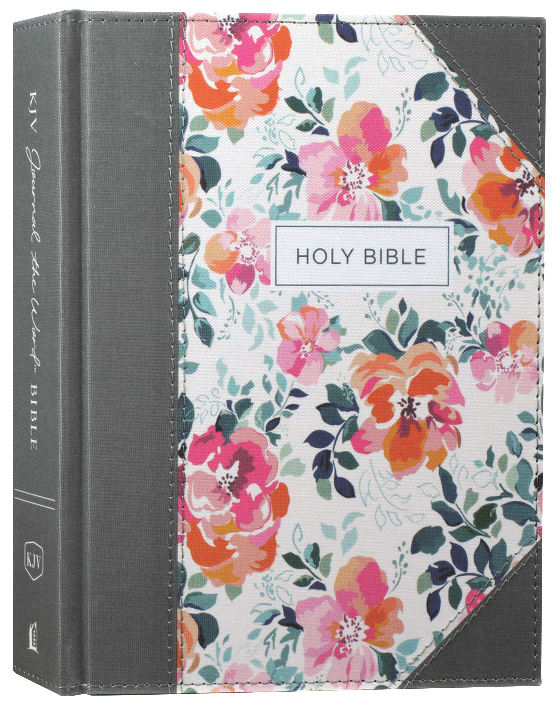 KJV Journal the Word Bible Pink Floral (Red Letter Edition)