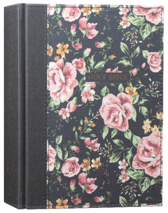 NKJV Journal the Word Bible Blue Floral (Red Letter Edition)