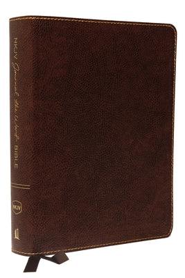 NKJV Journal the Word Bible Brown (Red Letter Edition)