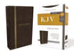 KJV Thinline Bible Brown Indexed (Red Letter Edition)
