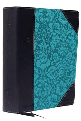NKJV Journal the Word Reference Bible Blue (Red Letter Edition)