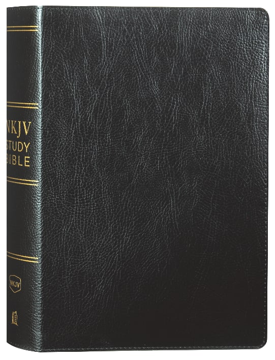 NKJV Study Bible Black (Black Letter Edition)