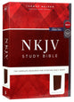 NKJV Study Bible Brown (Black Letter Edition)
