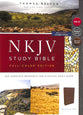 NKJV Study Bible Brown Full-Color (Black Letter Edition)