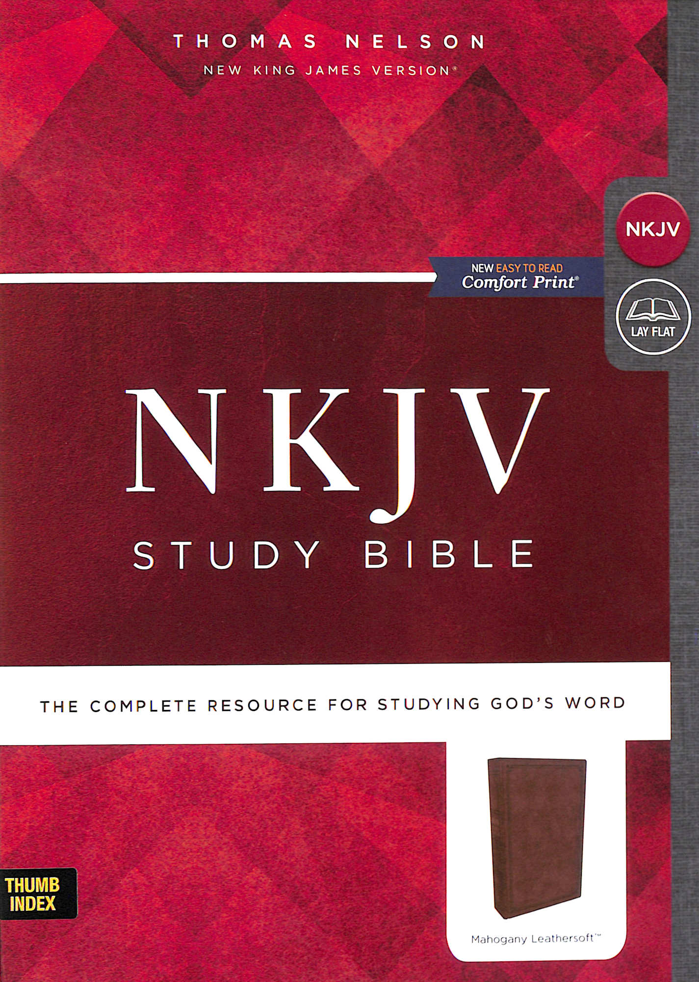 NKJV Study Bible Brown Indexed (Black Letter Edition)