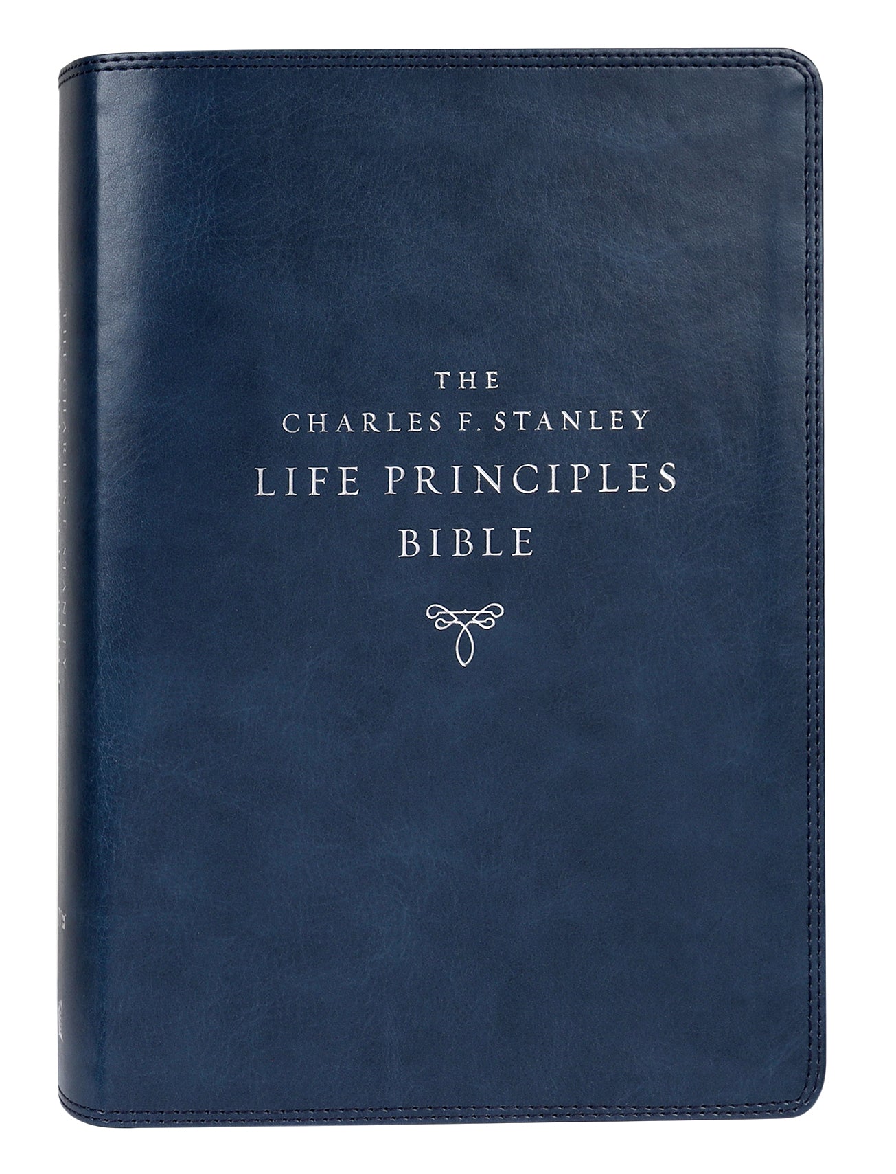 NIV Charles F Stanley Life Principles Bible Blue Thumb Index (2nd Edition)