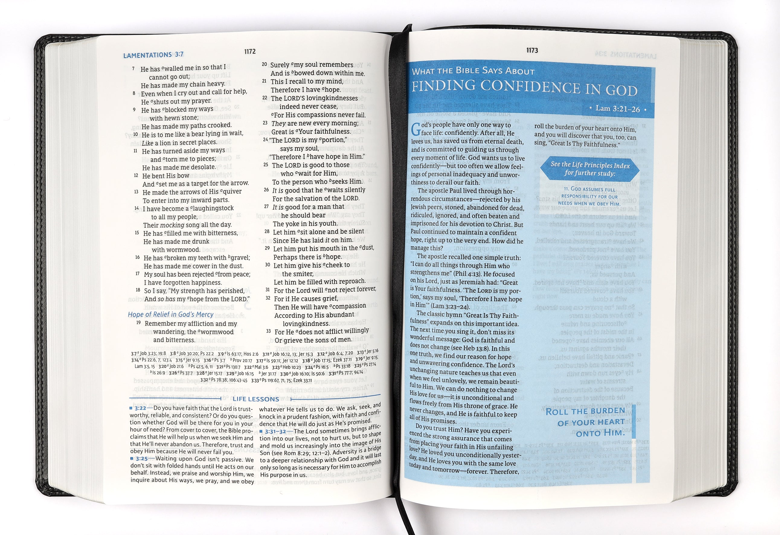 NASB Charles F Stanley Life Principles Bible Black (2nd Edition)
