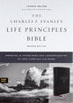 NASB Charles F Stanley Life Principles Bible Black Thumb Index (2nd Edition)