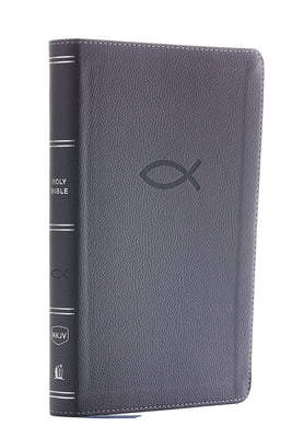 NKJV Thinline Bible Youth Edition Gray (Red Letter Edition)
