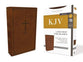 KJV Thinline Bible Large Print Brown (Red Letter Edition)