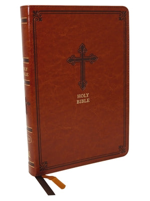 KJV Thinline Bible Large Print Brown (Red Letter Edition)