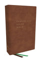 NKJV Evangelical Study Bible Brown (Red Letter Edition)
