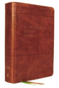 NKJV Evangelical Study Bible Brown (Red Letter Edition)
