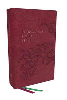 NKJV Evangelical Study Bible Rose (Red Letter Edition)