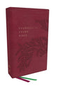 NKJV Evangelical Study Bible Rose (Red Letter Edition)