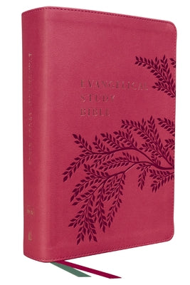 NKJV Evangelical Study Bible Rose (Red Letter Edition)