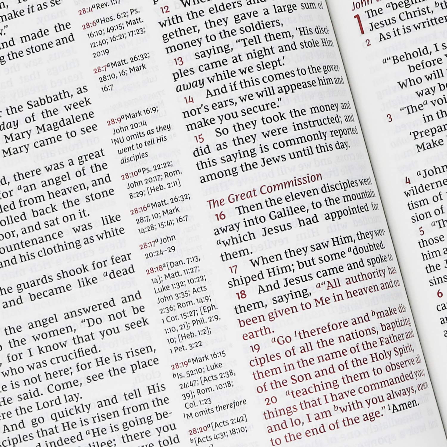 NKJV Reference Bible Brown Verse By Verse (Red Letter Edition)