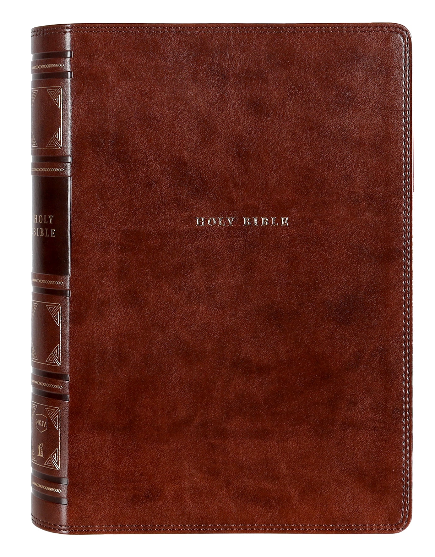 NKJV Reference Bible Brown Verse By Verse (Red Letter Edition)