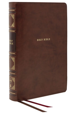 NKJV Reference Bible Brown Indexed Verse By Verse (Red Letter Edition)
