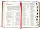 NKJV Reference Bible Brown Indexed Verse By Verse (Red Letter Edition)