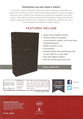 NKJV Reference Bible Black Indexed Verse By Verse (Red Letter Edition)