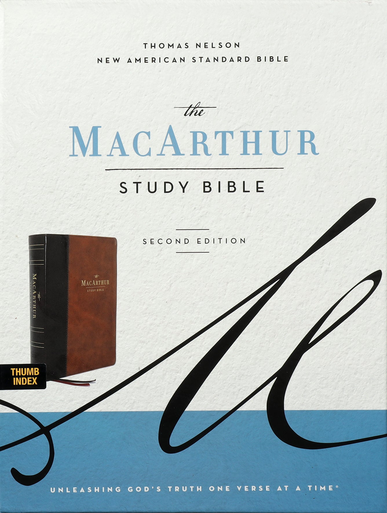 NASB Macarthur Study Bible 2nd Edition Brown Indexed