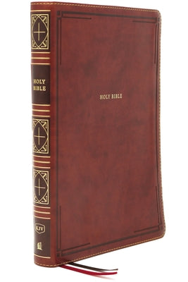 KJV Thinline Bible Giant Print Brown (Red Letter Edition)