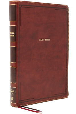 NKJV Thinline Bible Giant Print Brown (Red Letter Edition)