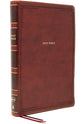 NKJV Thinline Bible Giant Print Brown (Red Letter Edition)