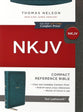 NKJV End-Of-Verse Reference Compact Bible, Teal (Red Letter Edition)