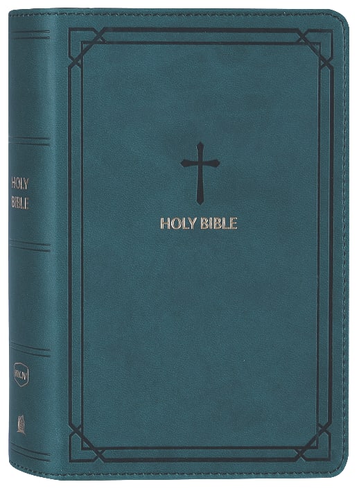 NKJV End-Of-Verse Reference Compact Bible, Teal (Red Letter Edition)