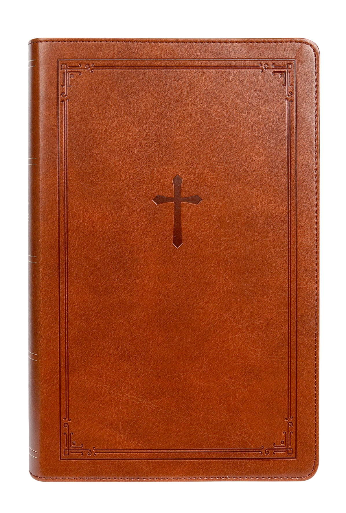 NKJV End-Of-Verse Reference Bible Personal Size Large Print Brown (Red Letter Edition)