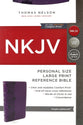 NKJV End-Of-Verse Reference Bible Personal Size Large Print Purple (Red Letter Edition)