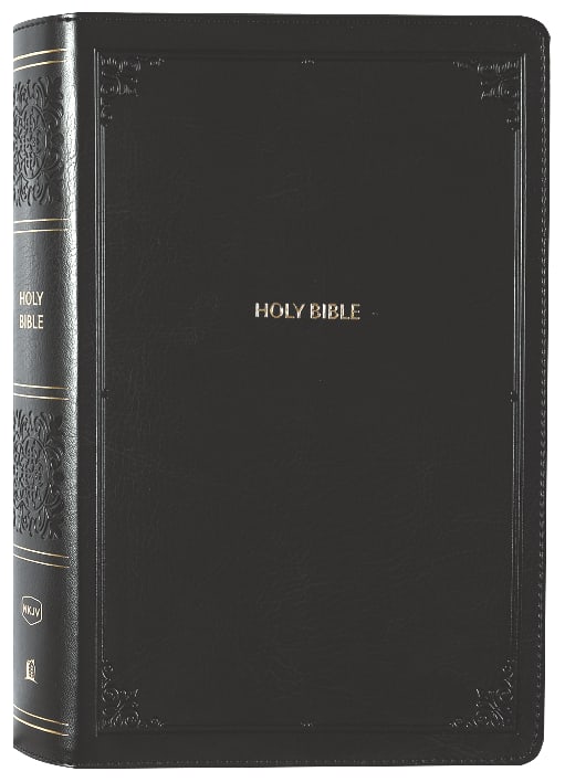 NKJV End-Of-Verse Reference Bible Personal Size Large Print Black (Red Letter Edition)