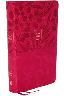 NKJV End-Of-Verse Reference Bible Personal Size Large Print Pink (Red Letter Edition)