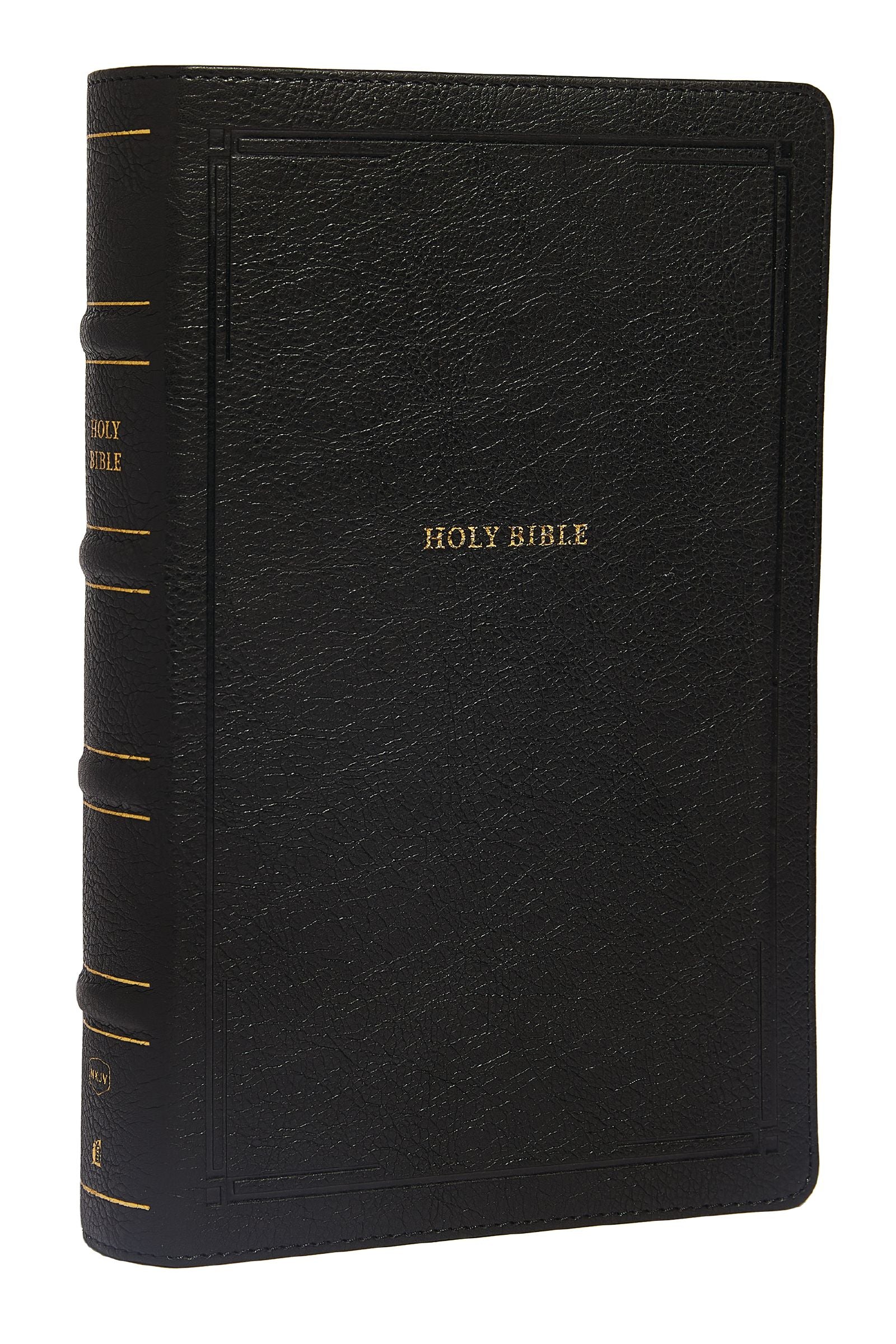 NKJV End-Of-Verse Reference Bible Personal Size Large Print Black Indexed (Red Letter Edition)