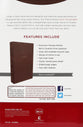 NKJV Thinline Bible Brown Thumb Indexed (Red Letter Edition)
