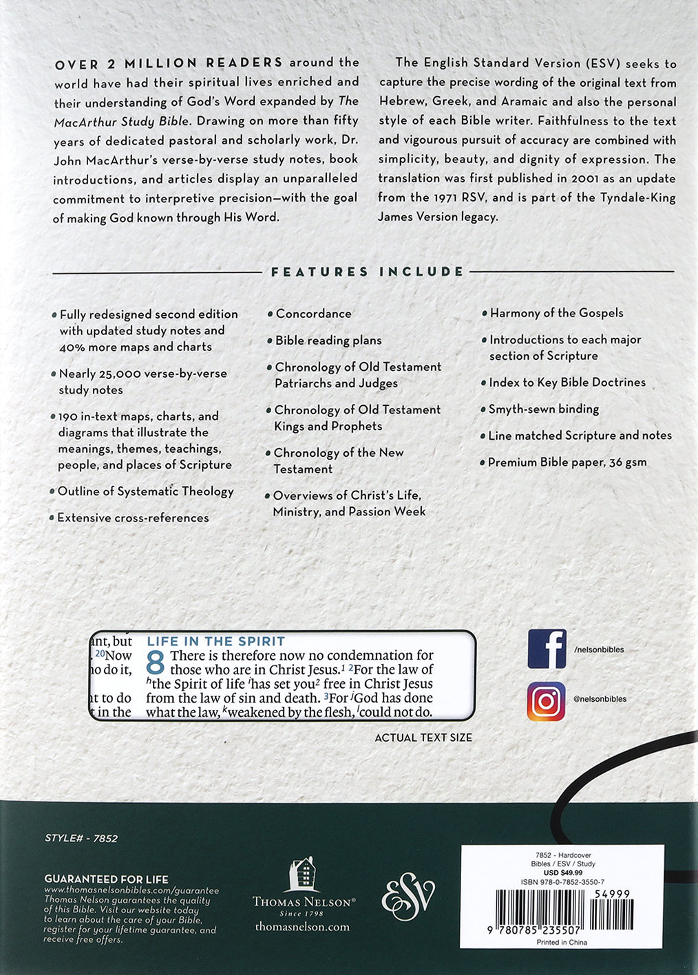 ESV Macarthur Study Bible 2nd Edition (Black Letter Edition)