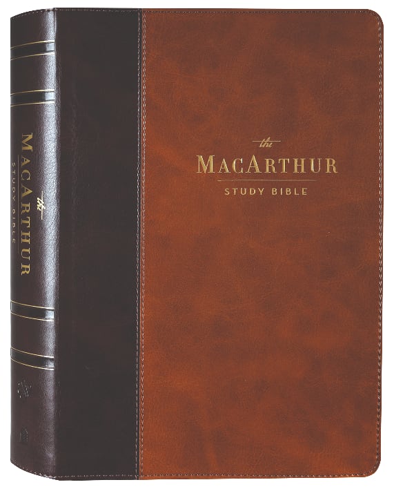 ESV Macarthur Study Bible 2nd Edition Brown (Black Letter Edition)