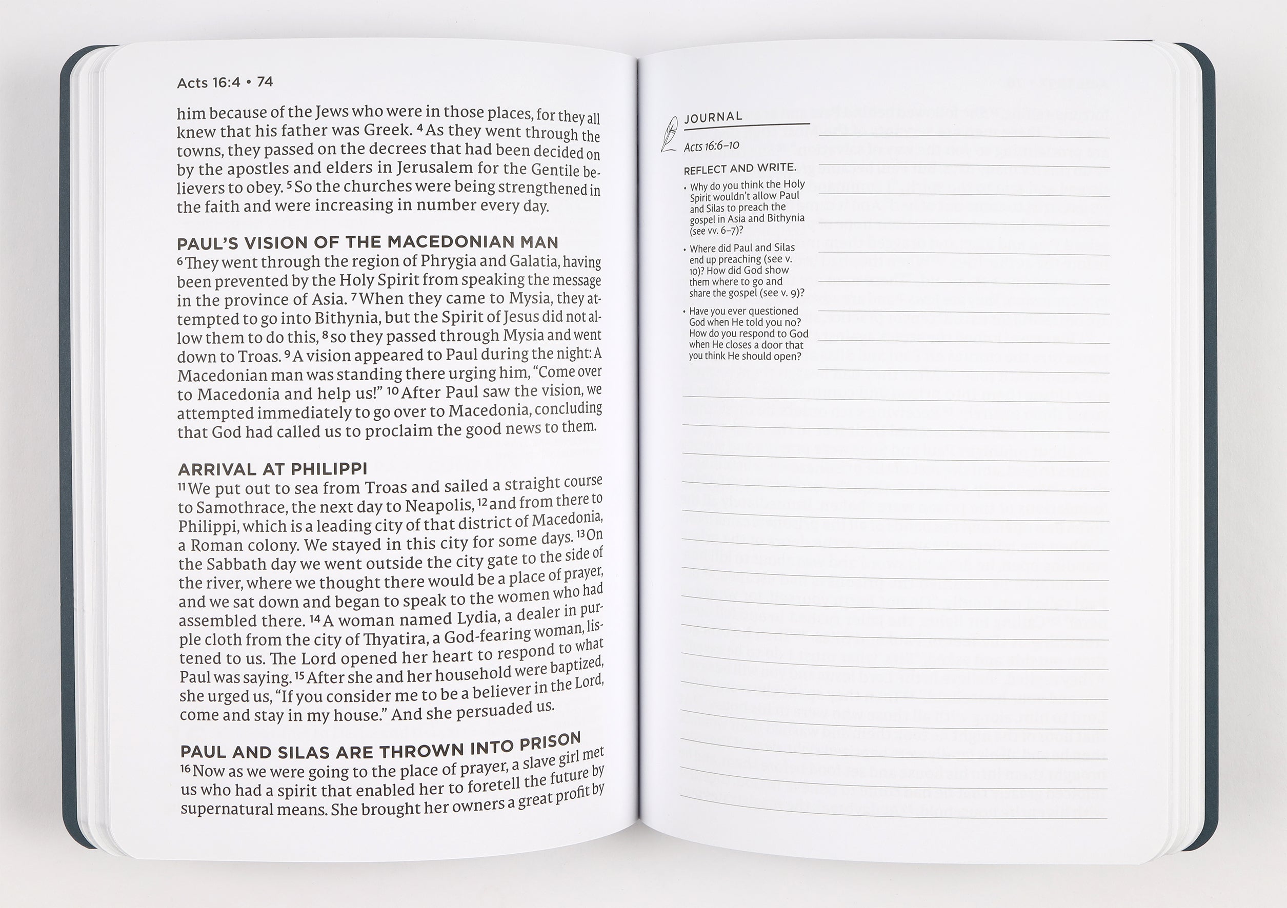 NET Abide Journal Acts
