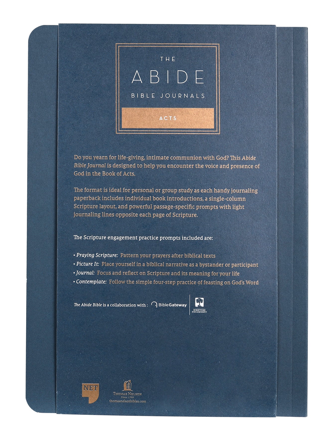 NET Abide Journal Acts