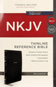 NKJV Thinline Reference Bible Black (Red Letter Edition)