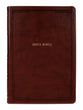 NKJV Reference Bible Super Giant Print Brown Thumb Index (Red Letter Edition)