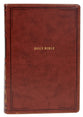 NKJV Reference Bible Center-Column Giant Print Brown (Red Letter Edition)