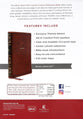 NKJV Reference Bible Center-Column Giant Print Brown (Red Letter Edition)
