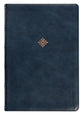 NKJV Reference Bible Center-Column Giant Print Blue (Red Letter Edition)