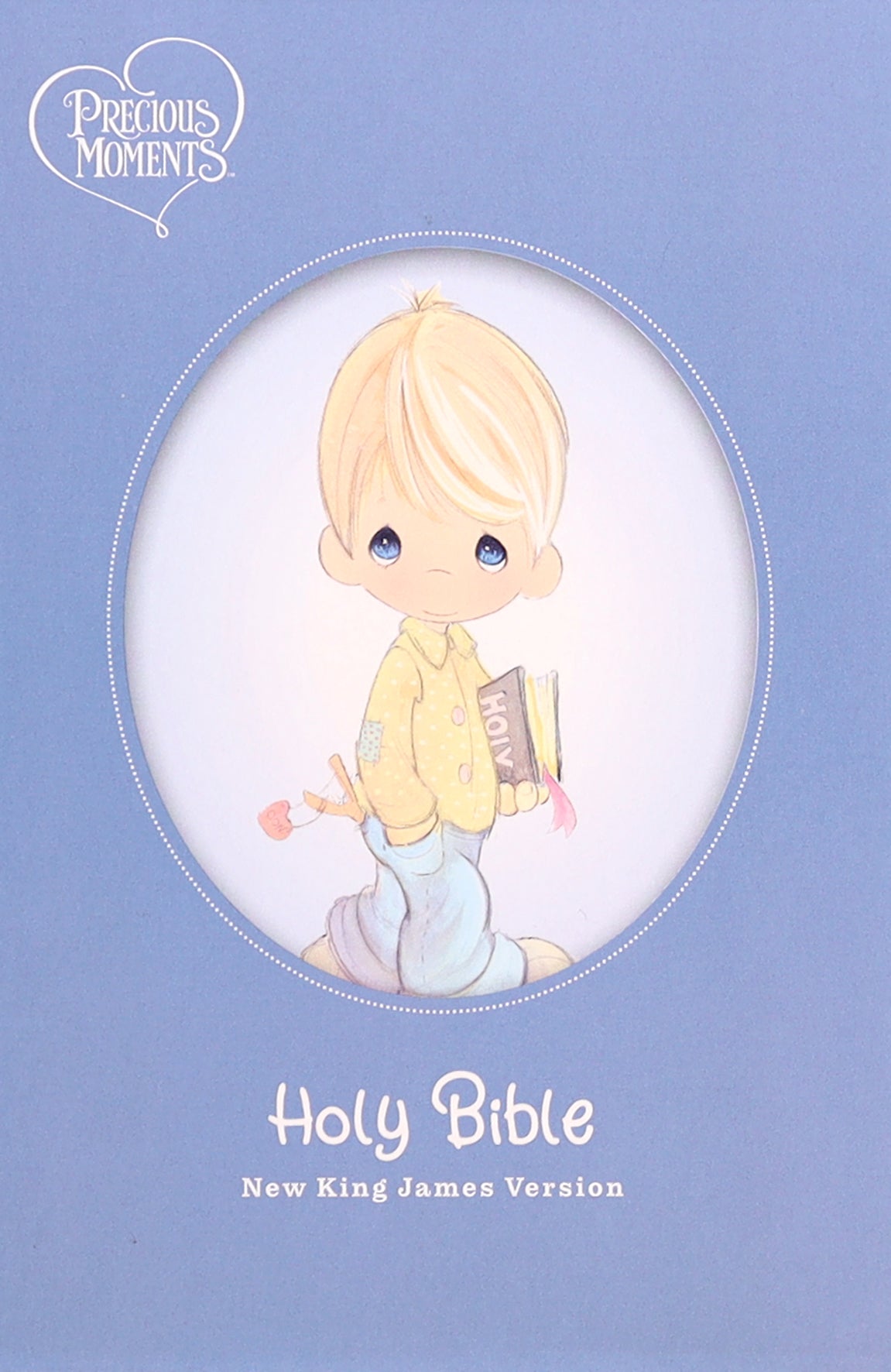 NKJV Precious Moments Small Hands Bible Blue