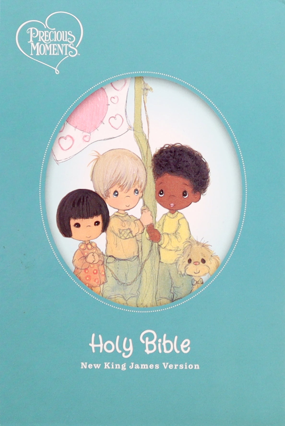 NKJV Precious Moments Small Hands Bible Teal