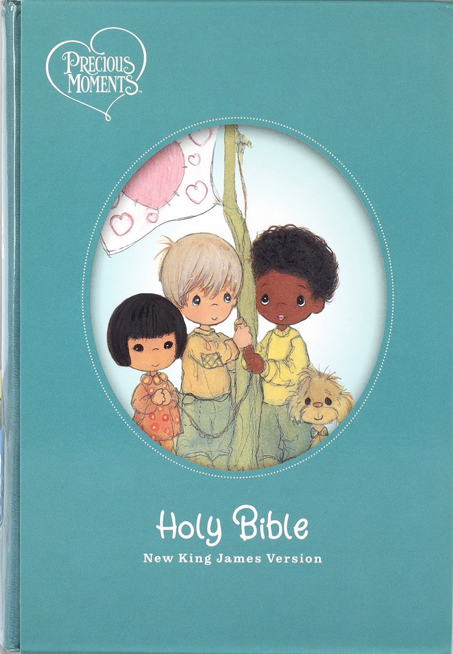NKJV Precious Moments Small Hands Bible Teal
