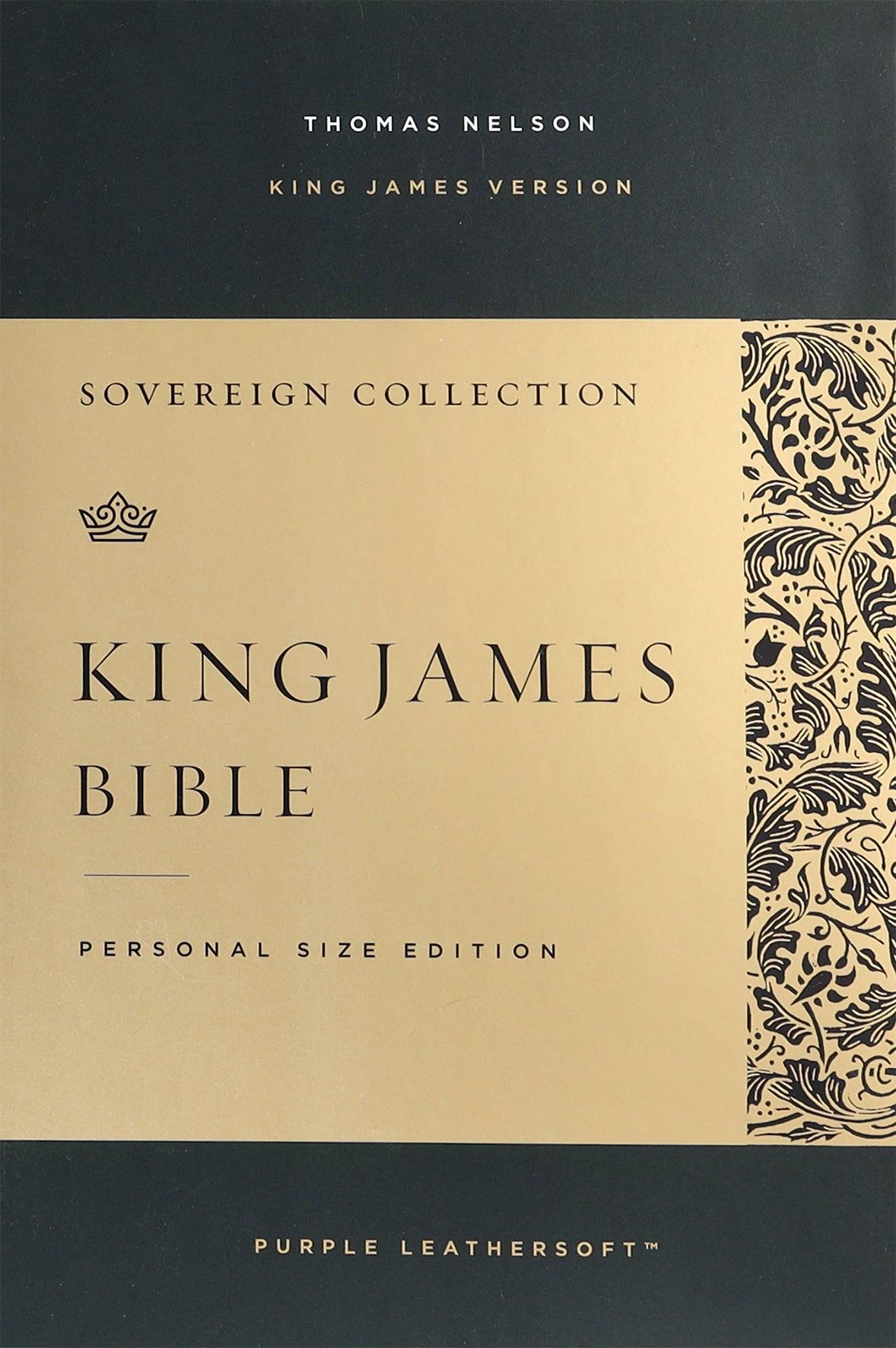 KJV Sovereign Collection Bible Personal Size Purple (Red Letter Edition)